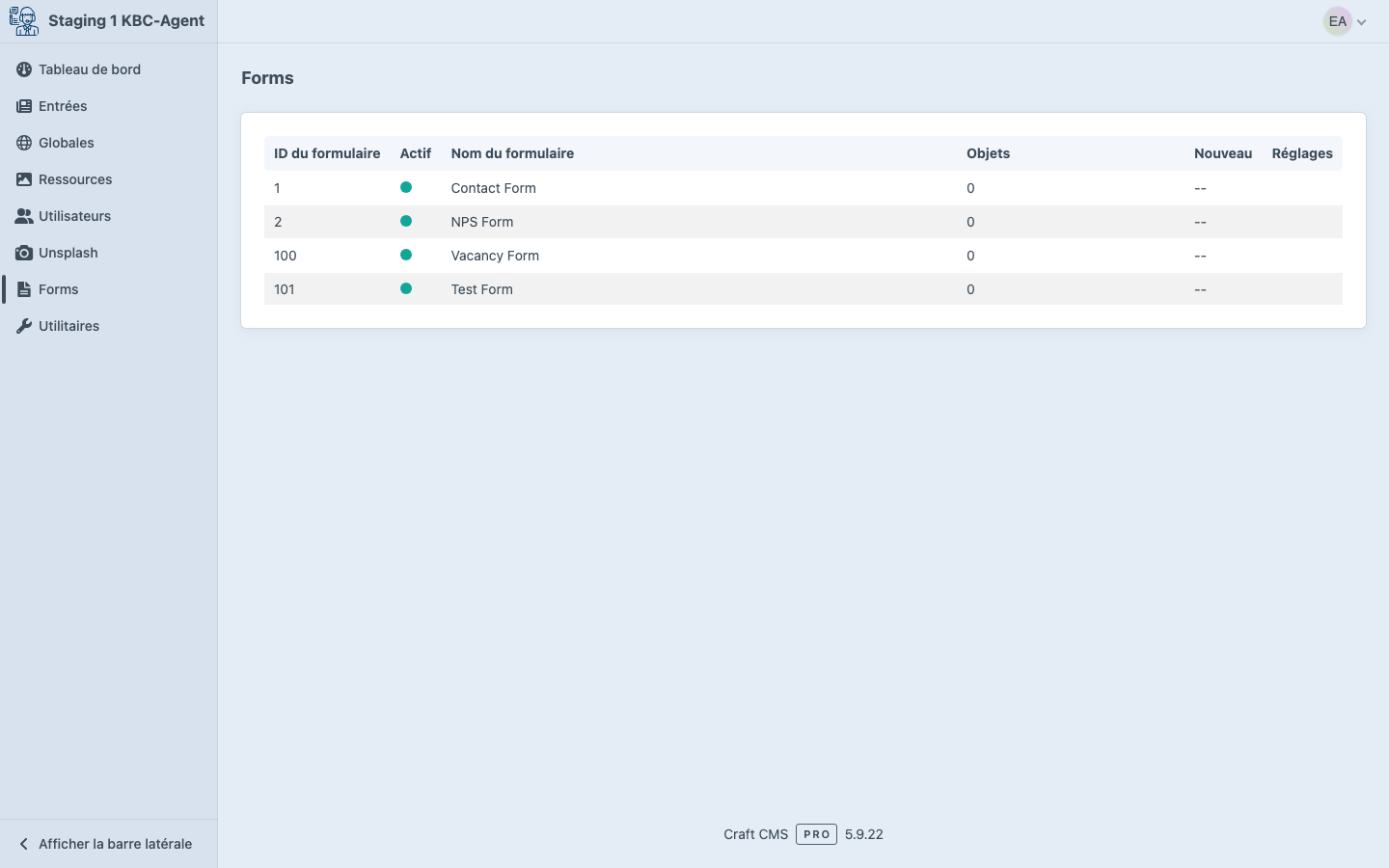 Module Forms