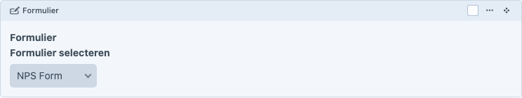 Formulier-blok in de Content Builder